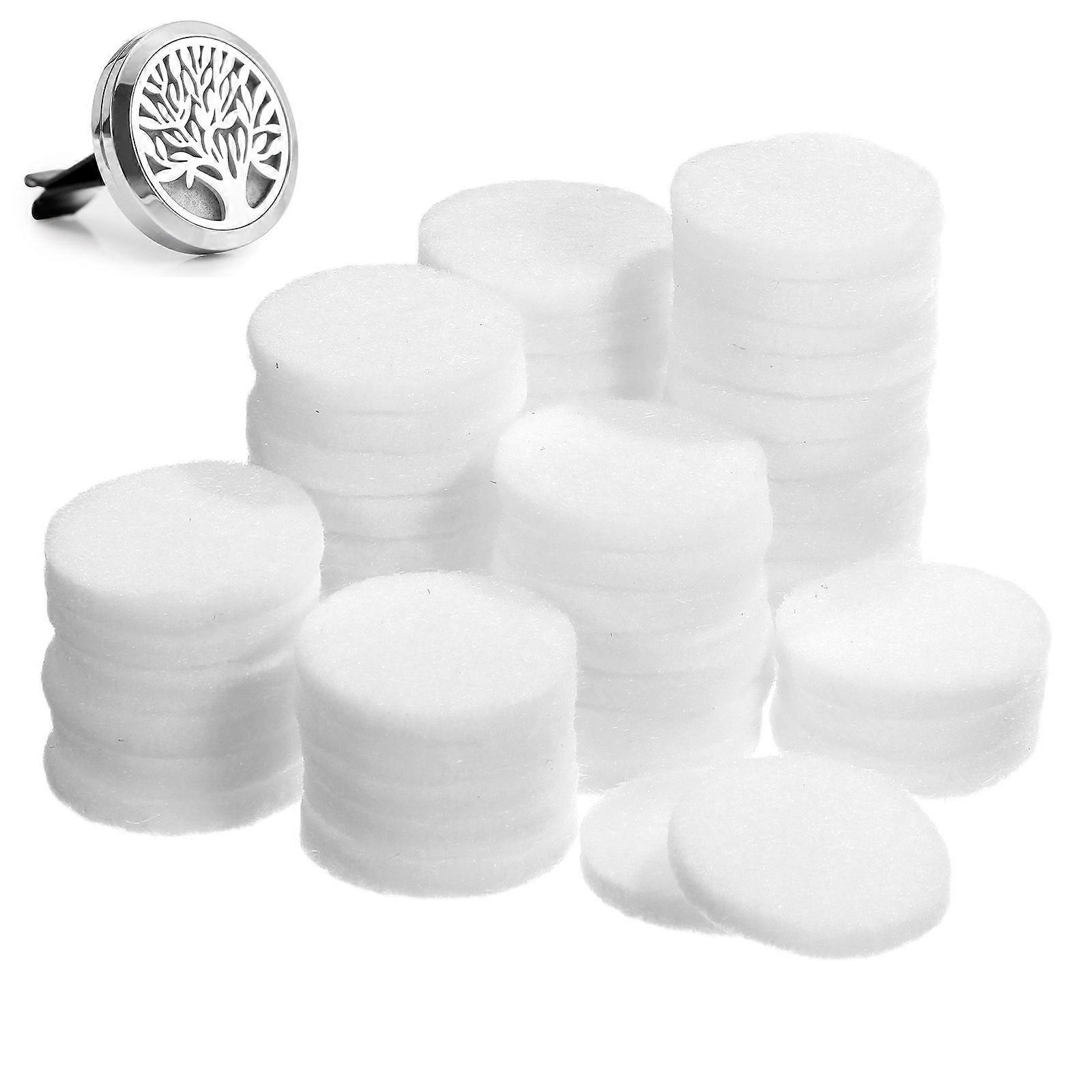 50Pcs Aroma Pendant Pads Replacements Refill for Essential Oil Pendants Aroma Gaskets
