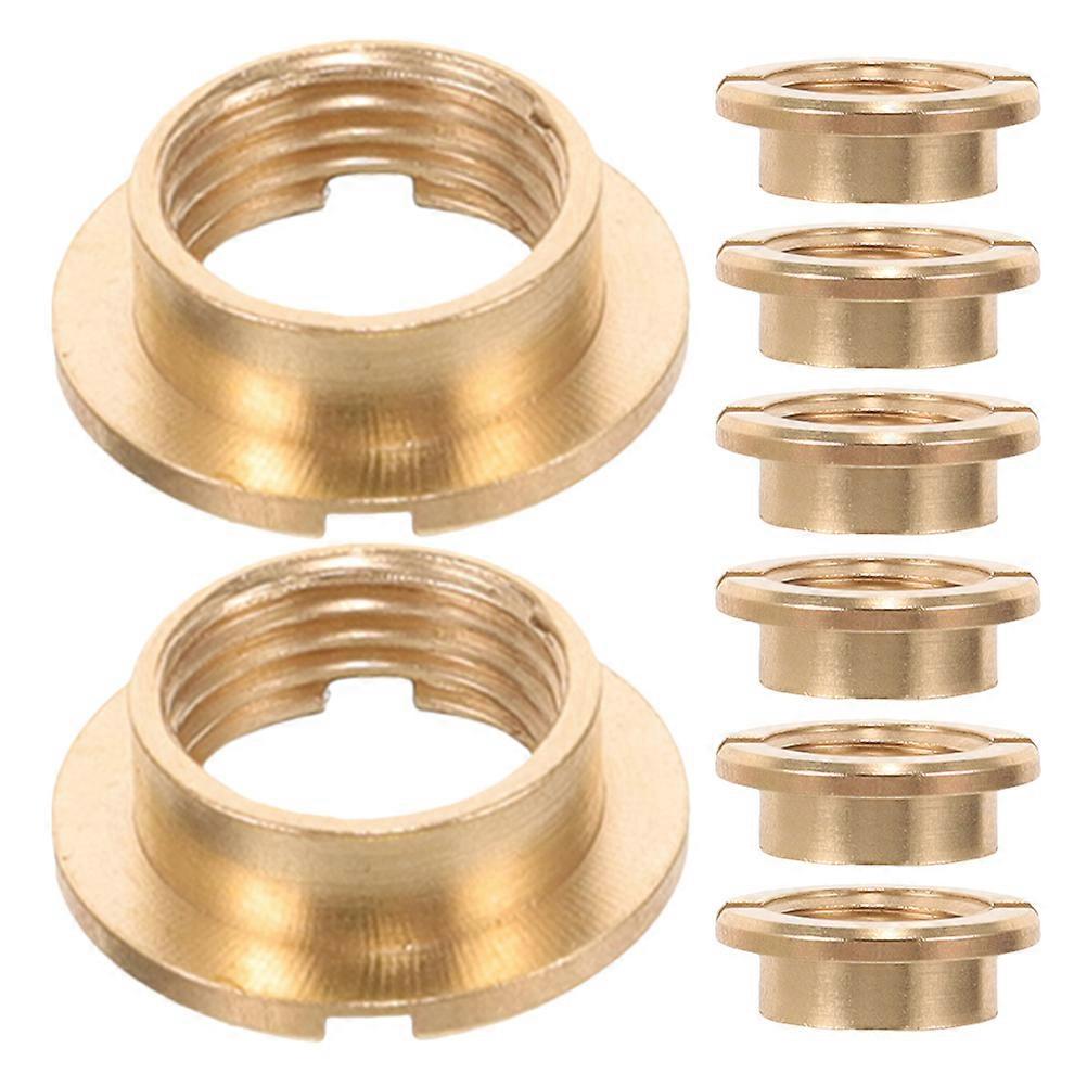 Clock Making Kit Quartz Clock Mechanism Nuts For Diy Projects Noise Reduction Metal 1.10X1.10X0.40CM 8 Pcs