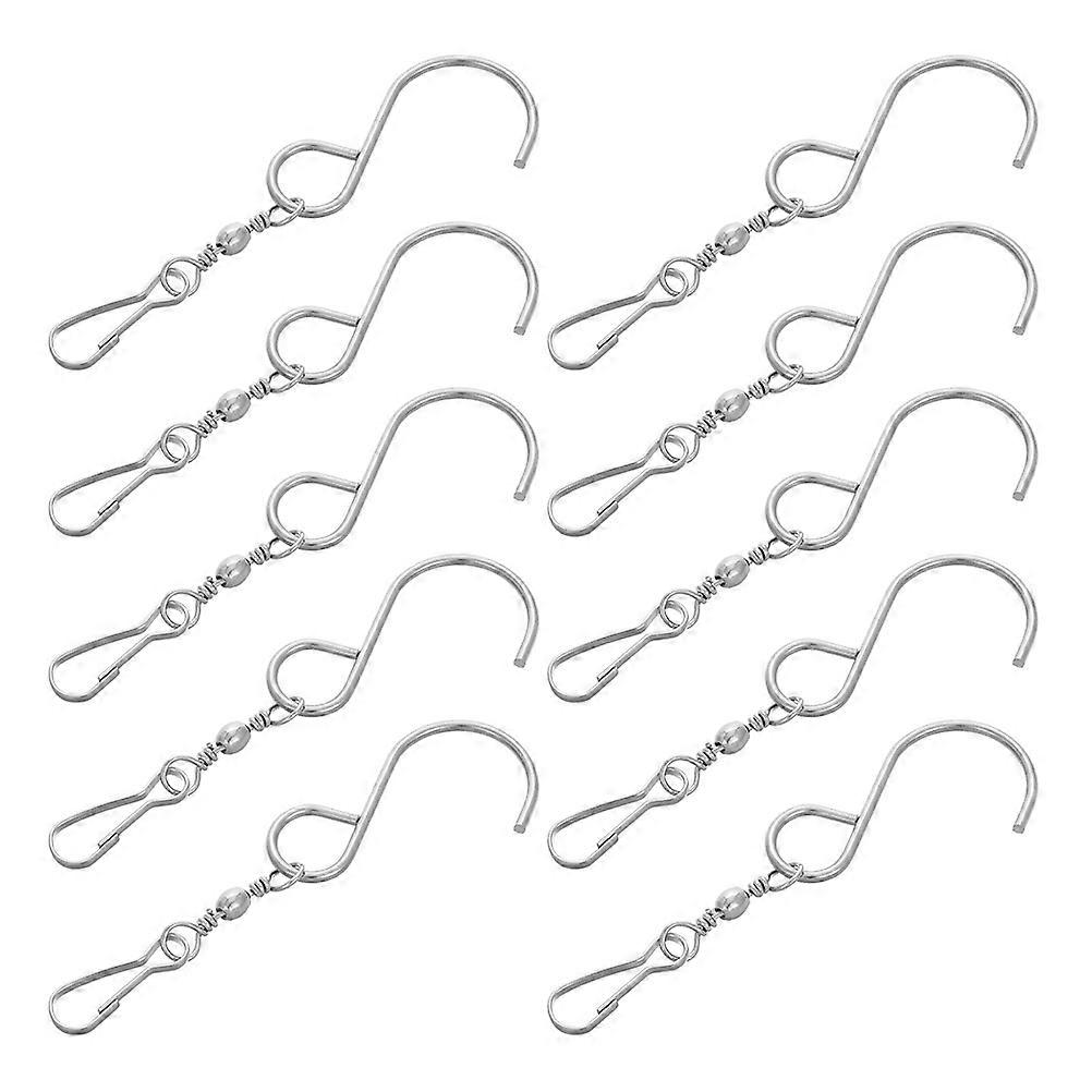 20pcs Heavy Duty Swivel Hooks for Garden & Home – Versatile Hanging Solution for Bird Feeders, Wind Chimes, Flower Baskets – Easy to Use & Durable