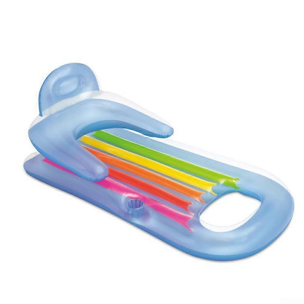Inflatable Pool Float for Adults, Lounge Chair, Water Floating Sunbed, 160*85CM