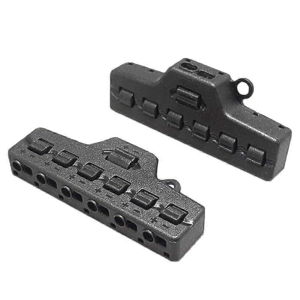 6Port Compact Cable Connector, 1 In 6 Out Splitter for LED Lighting 2 Pieces