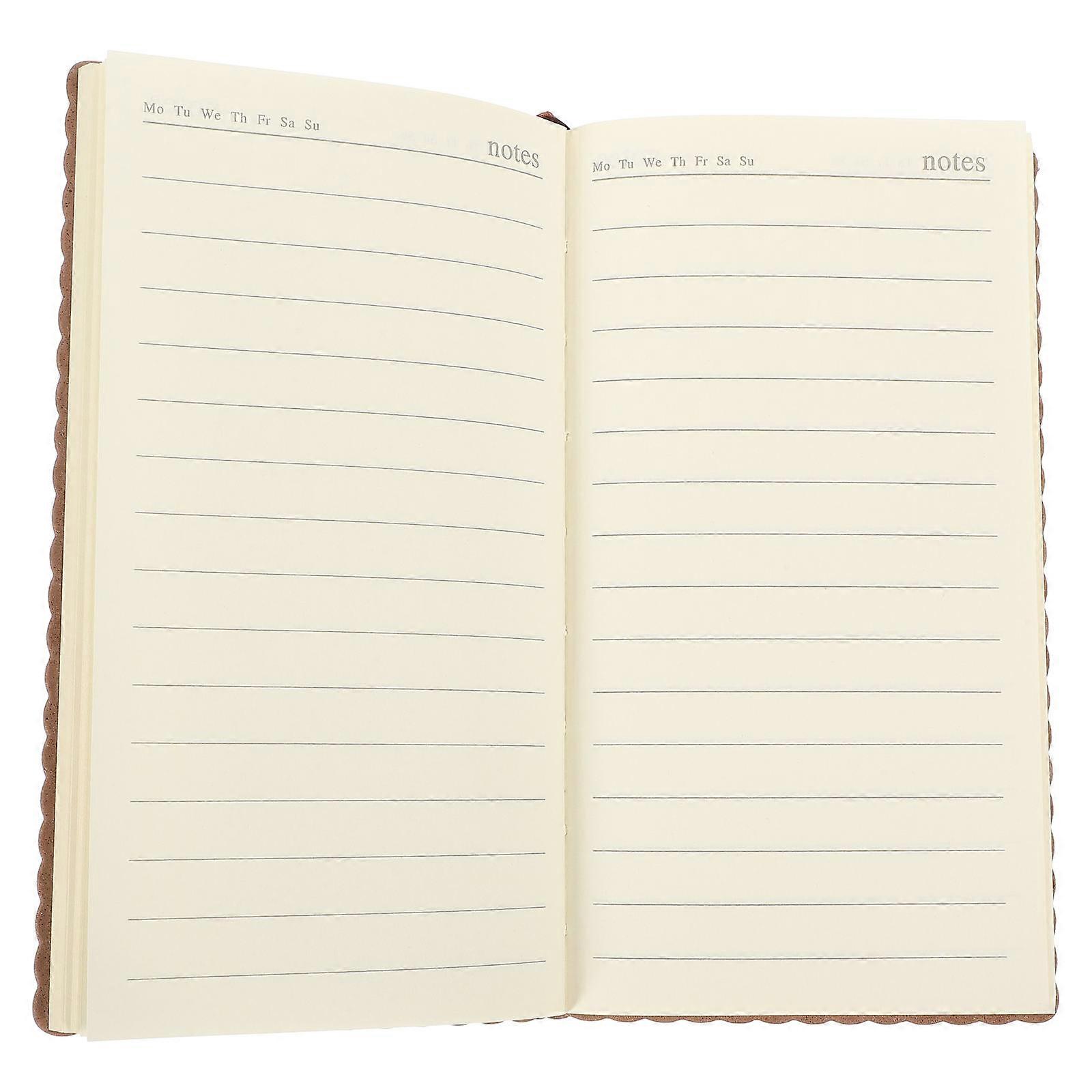 Compact Portable Notepad Journal Notebook for Students and Office Use – Soft PU Cover Diary for Writing and Note Taking Organization
