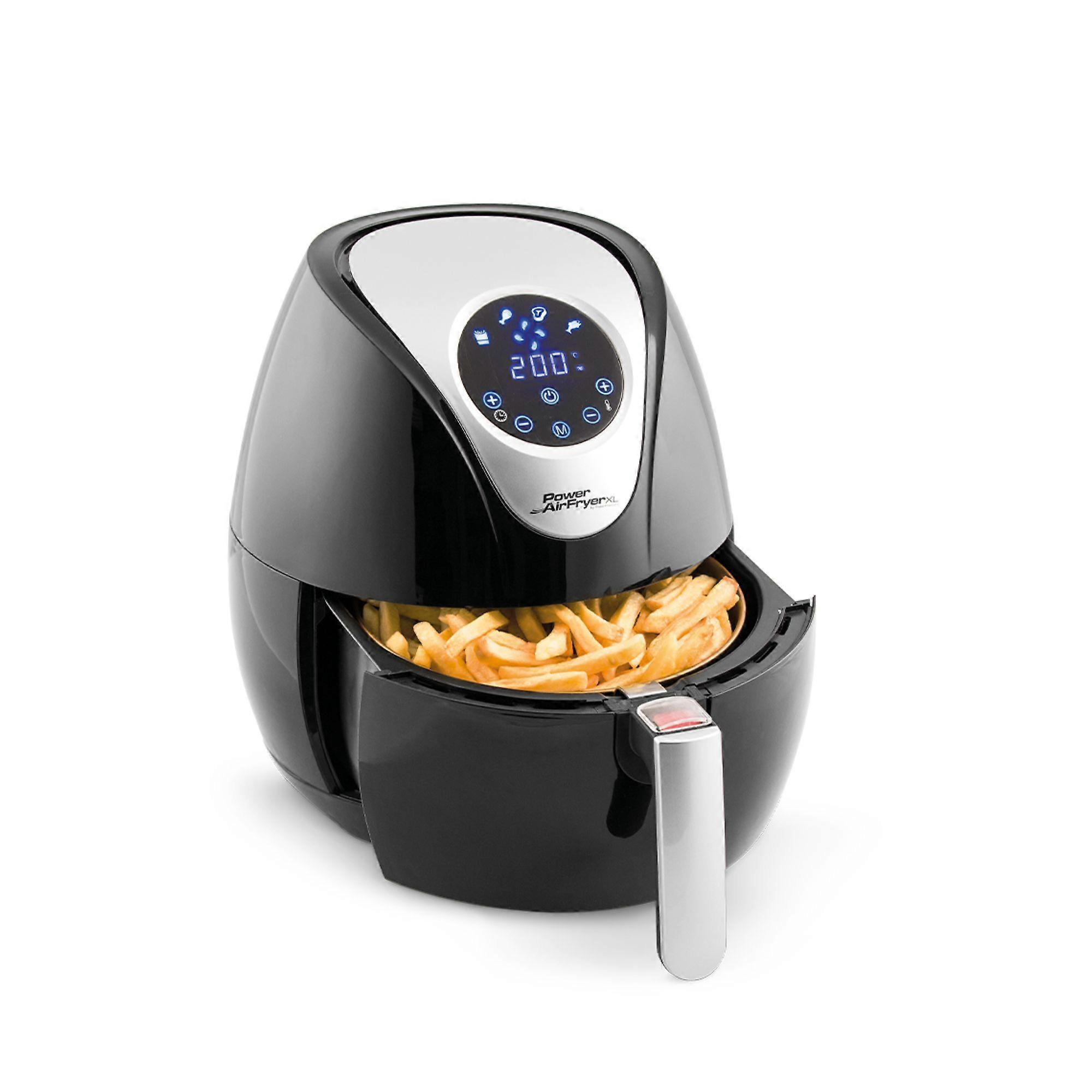 PowerXL Air Fryer 2,3 - Heißluftfritteuse - 2 Fächer - Airfryer - Küchengerät