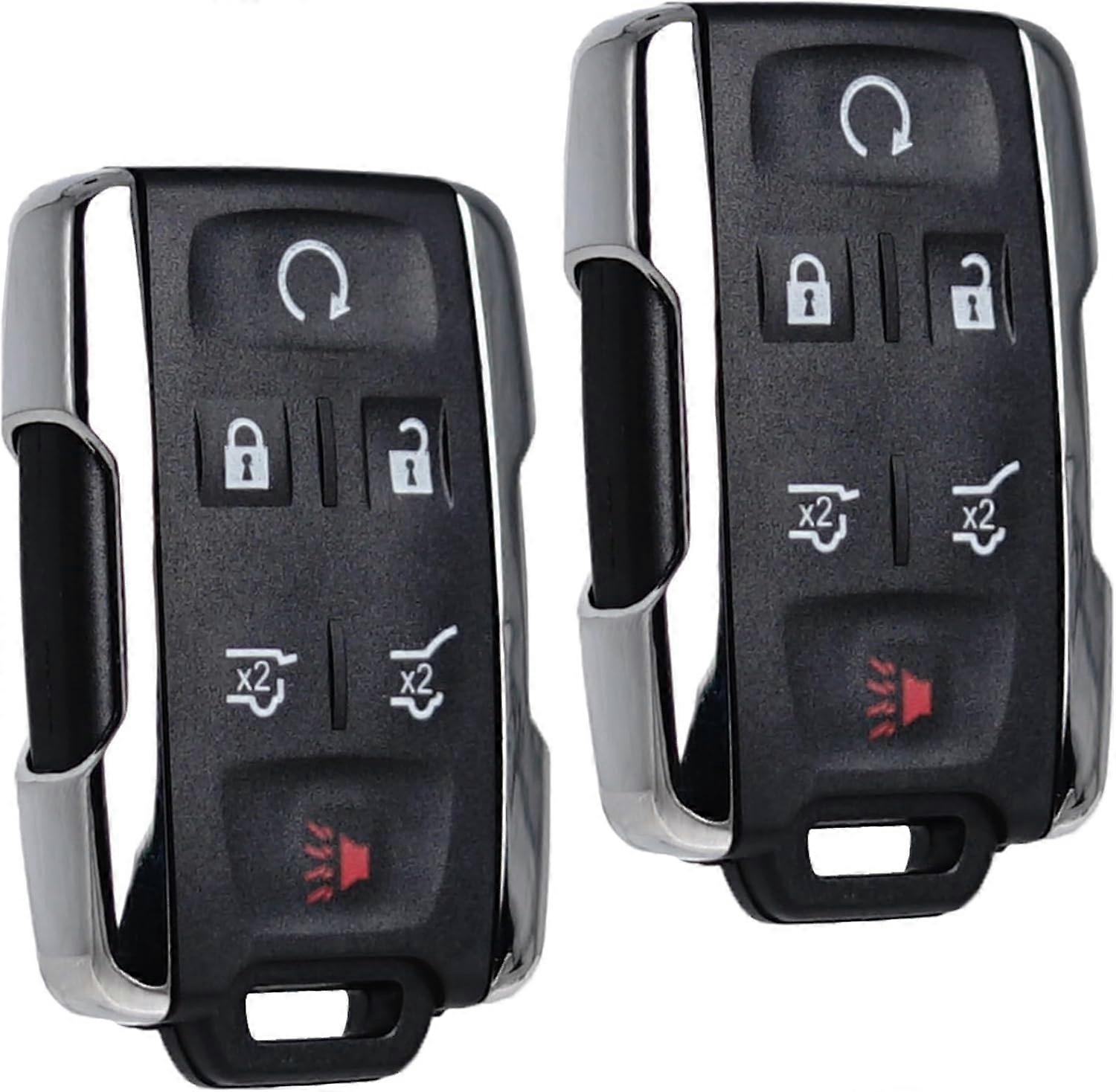 Keyless Entry Remote Start Control Key Fob Replacement Fits for Chevy Tahoe