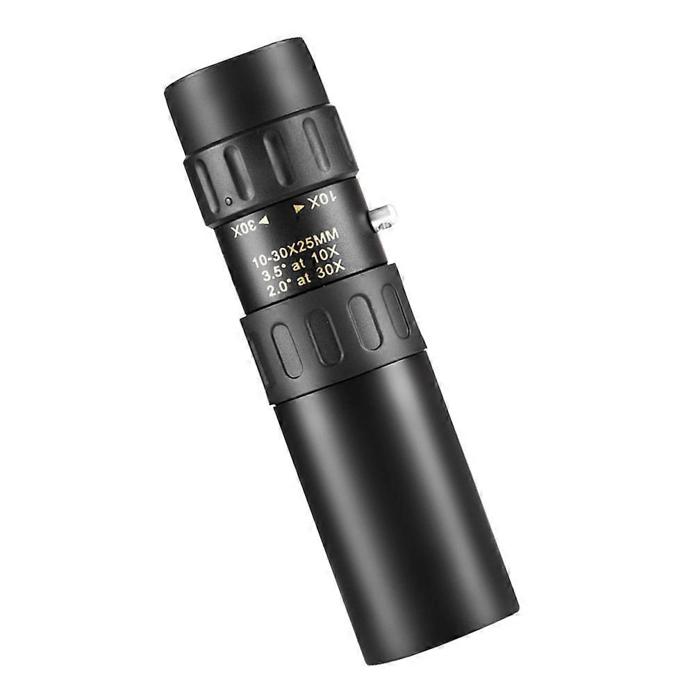 Zoom Monocular Zinc Alloy 1Pcs Black for Outdoor Use with Versatile Usage Feature