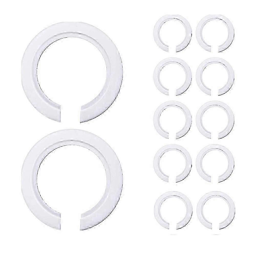 12Pcs Lamp Shade, E27 to E14 Hole Converter, Lampshade for Attaching to Screw Lamp Holders
