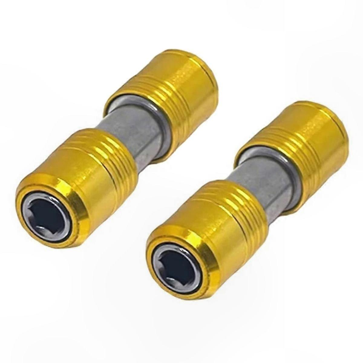 Double-Sided Screwdriver Bit Holder with Quick Release Function for Tool Extensions