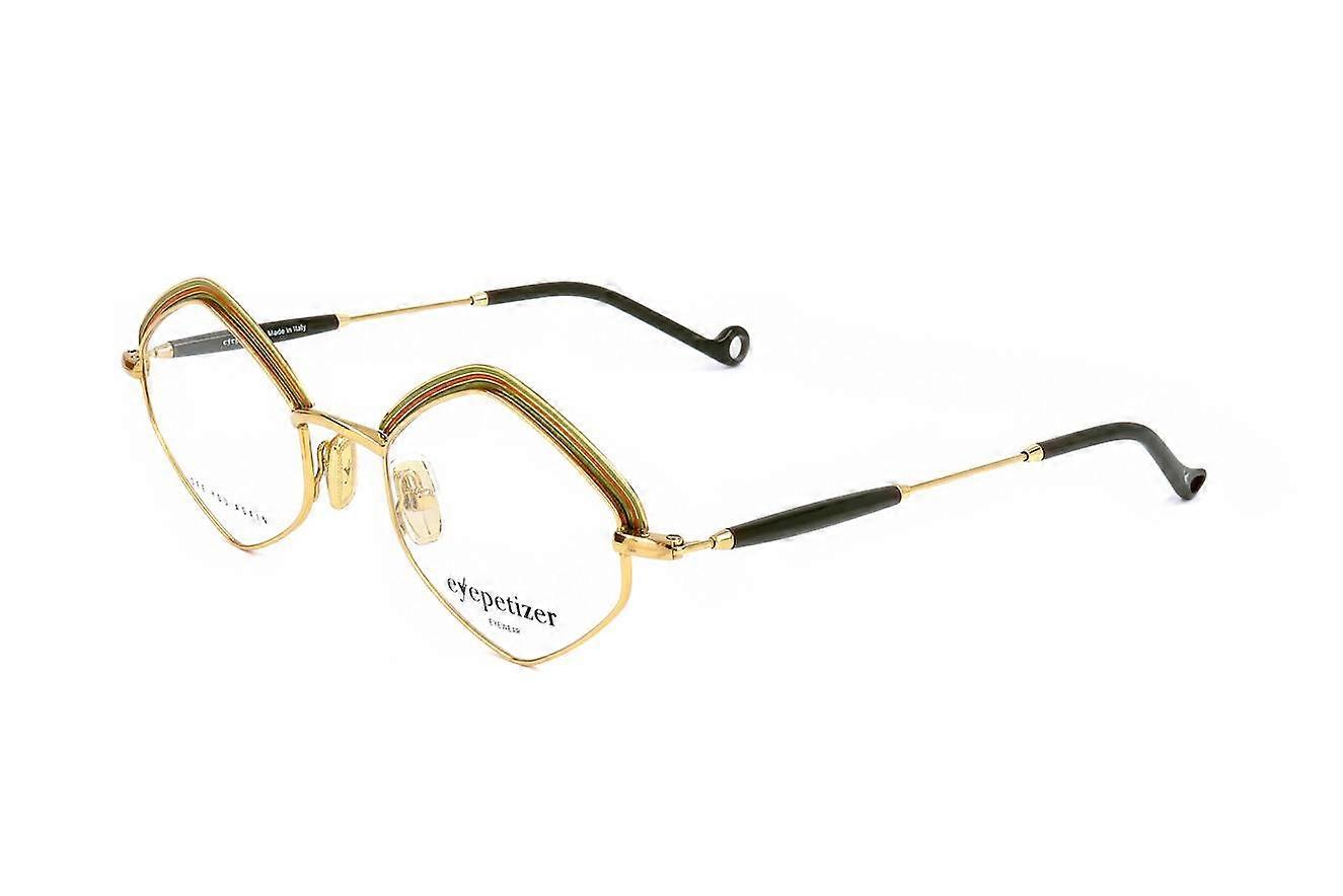 Eyewear Frames Eyepetizer TOMBER C.4 GOLD AND GREEN 49/21/145 UNISEX