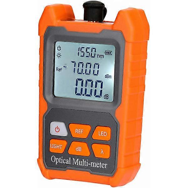 Tools Other Measuring & Tracking Tools Mini Portable 8 Wavelength Fiber Optic Power Meter with LED Light Network Cable Tester