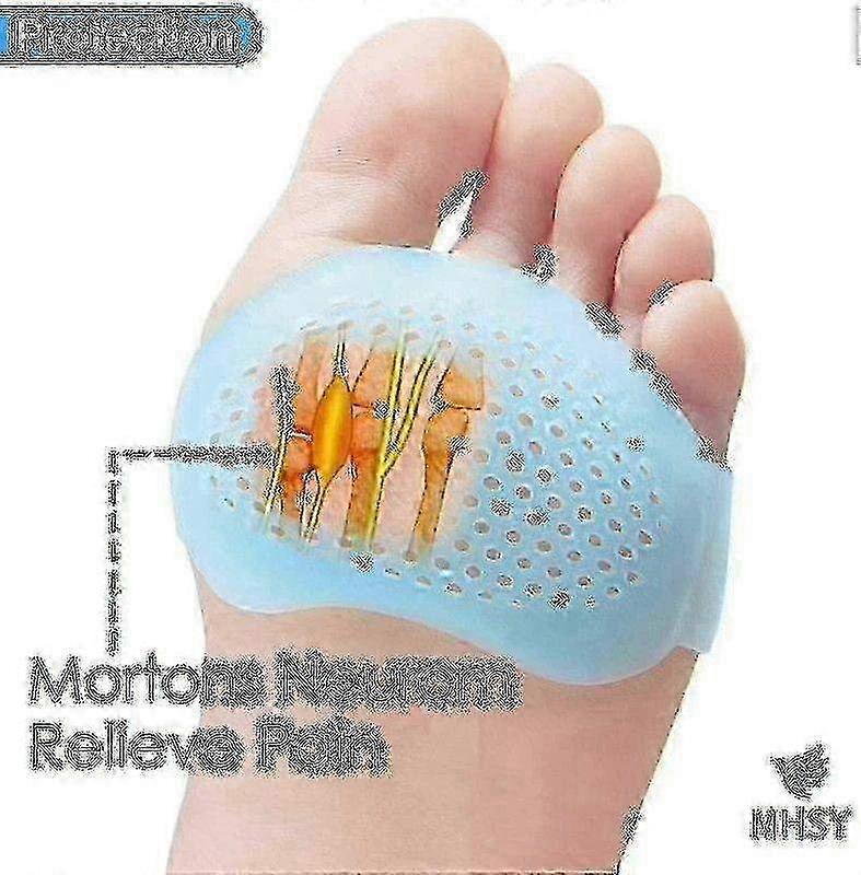 Cuscinetti metatarsali per donne e uomini - 4 paia di cuscini per il sollievo dalla metatarsalgia e dal neuroma - Comfort e supporto per il dolore ai piedi