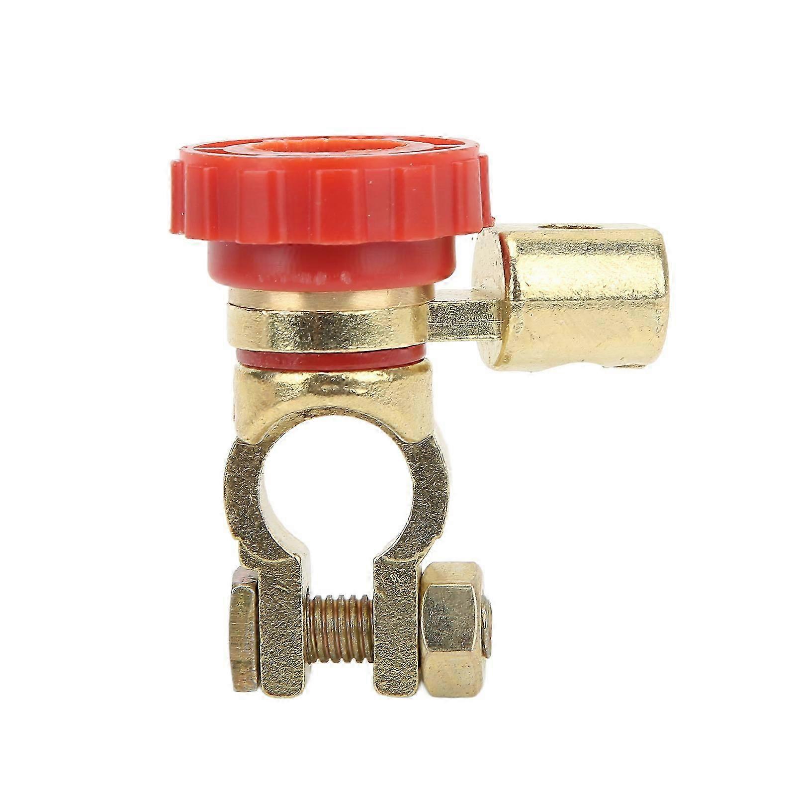 Car Battery Link Terminal Brass 100A 1.5?1.7cm Rustproof Safe Disconnect Switch Universal for Boats RV ATV