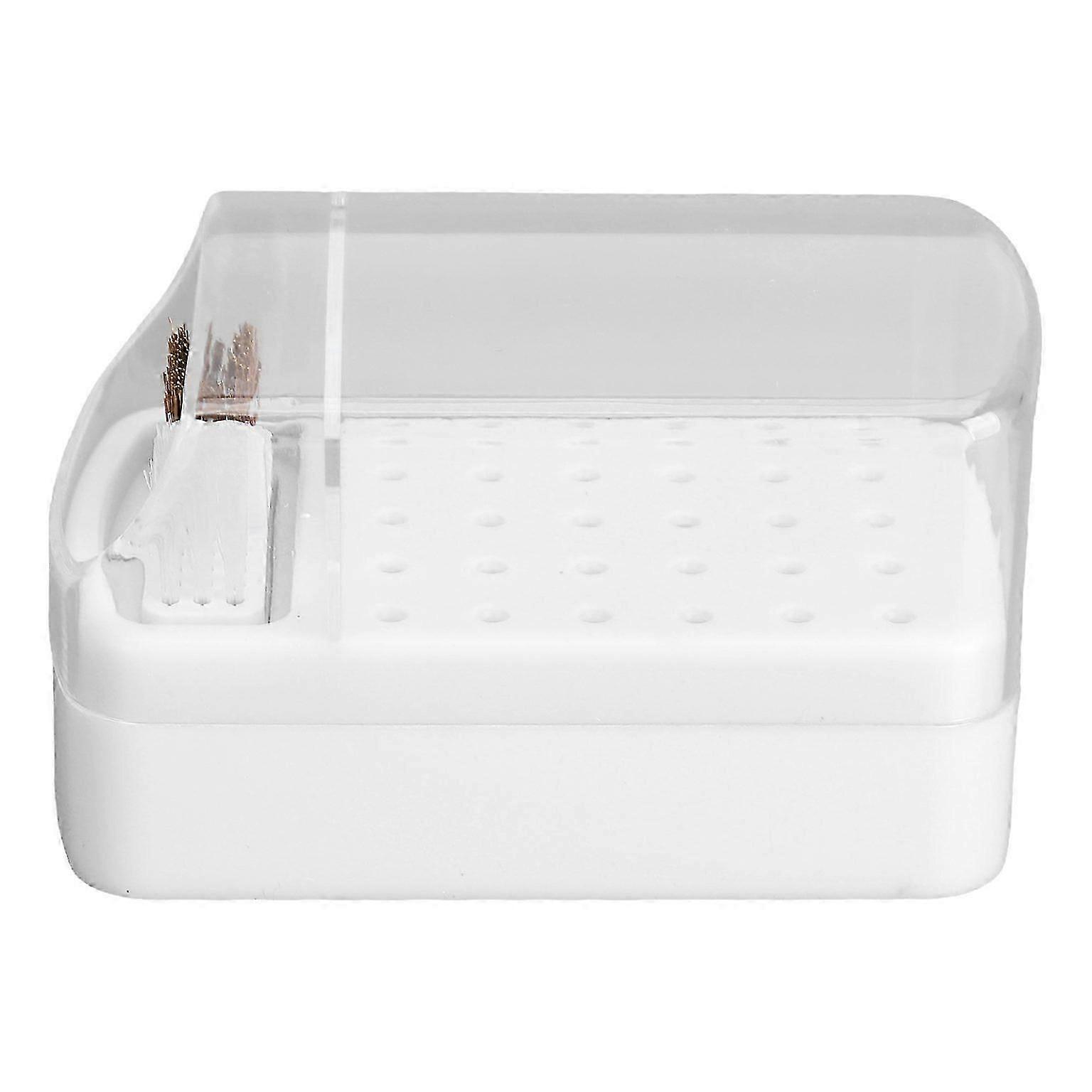 30-Hole Nail Drill Bit Holder for Grinding Bits - Organize Your Nail Tools