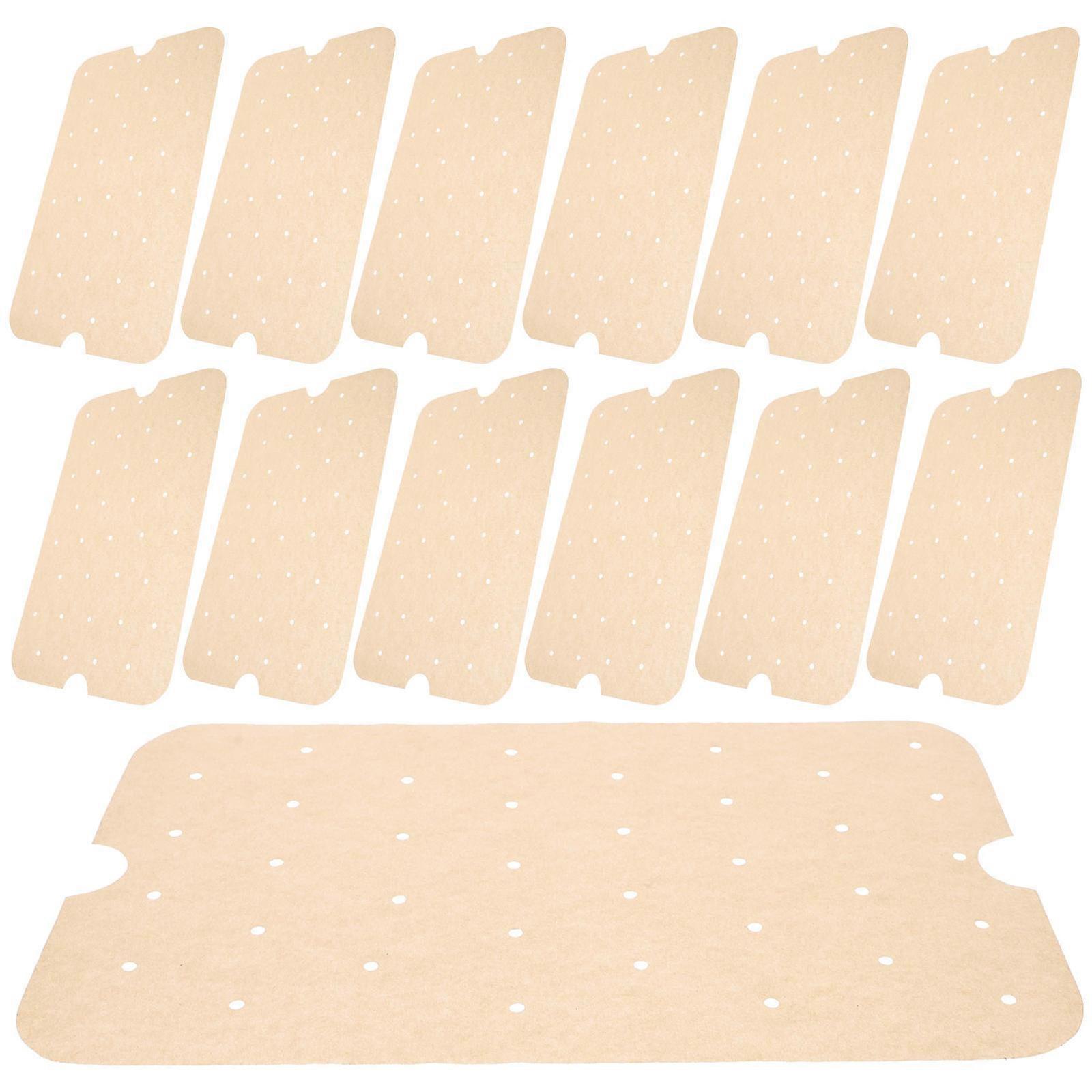 Air Fryer Baking Paper Liner with Nonstick Coating for Home Use Light Brown 100 Sheets