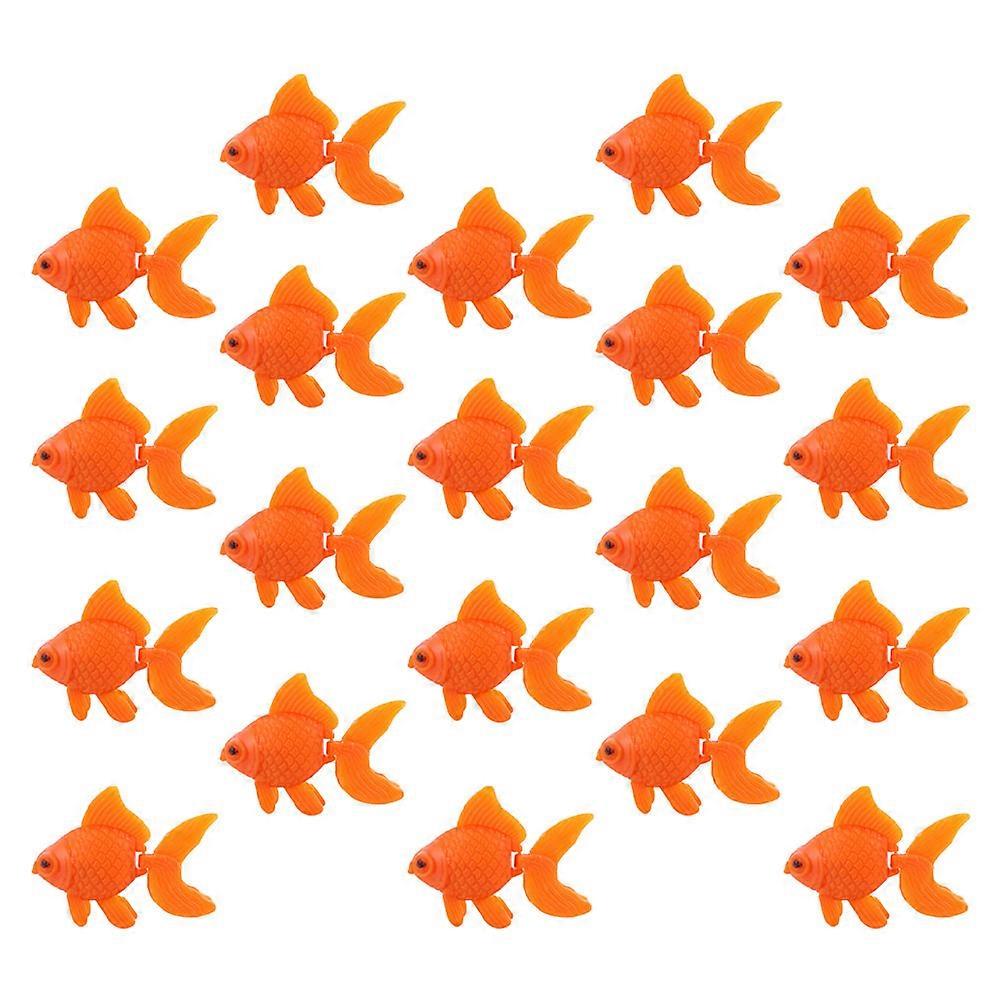 Fish Tank Goldfish Simulation Decorations for 50Pcs Aquarium Decors