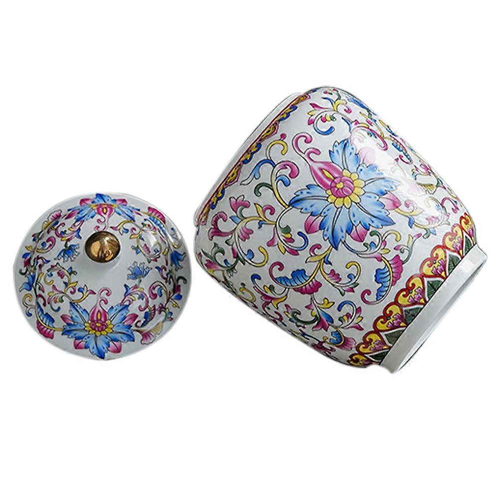 Sealed Tea Jar Assorted Color Ceramic Tea Jar with Versatile Storage Features