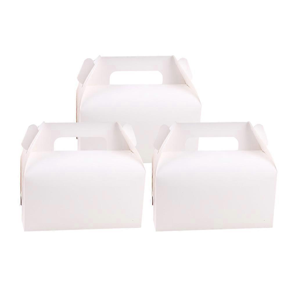 24pcs White Paper Candy Boxes with Clear Window for Wedding and Party Favors, Ideal for Nougat and Treats
