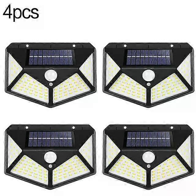 LED Solar Motion Sensor Wall Light Outdoor Solar Powered Lights compatible Yard Garden Fence Garage Waterproof Street Lamp