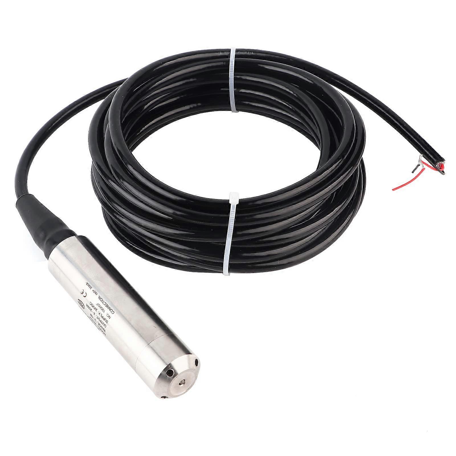 High Precision Water Level Sensor - 5m Cable Stainless Steel Liquid Level Detector for Water Tank Monitoring YB2JF