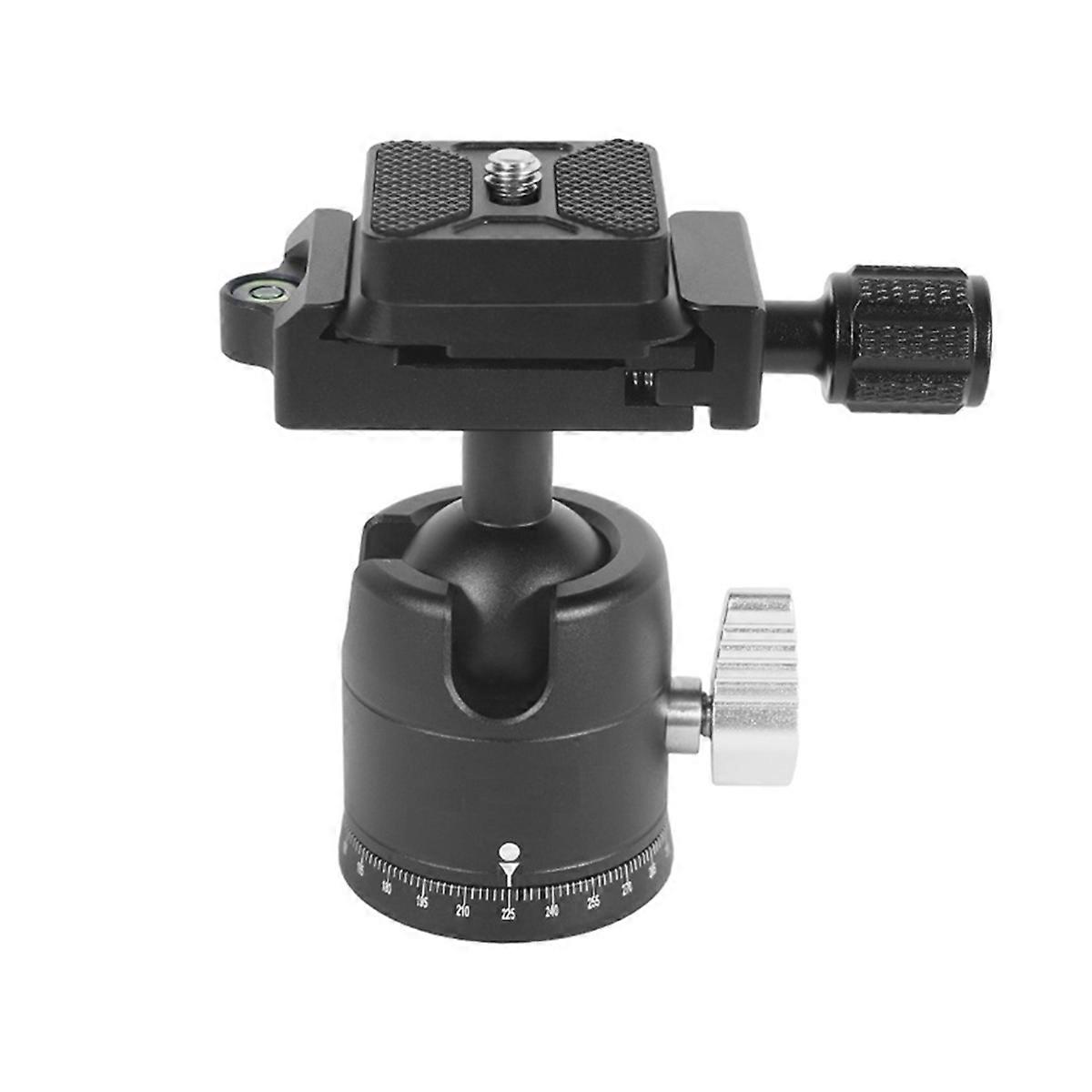 Professional Camera Tripod Ball Head with 1/4in Quick Release Plate 360 Degree Rotating for DSLR Cameras Tripod