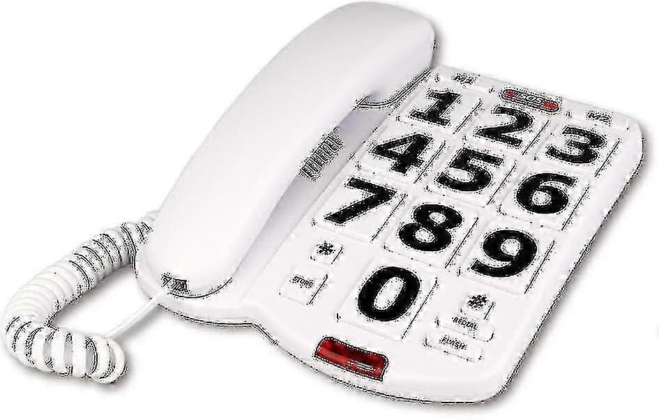 Elderly Landline Phone With Big Button Cor Phone For Seniors Hearing Impaired
