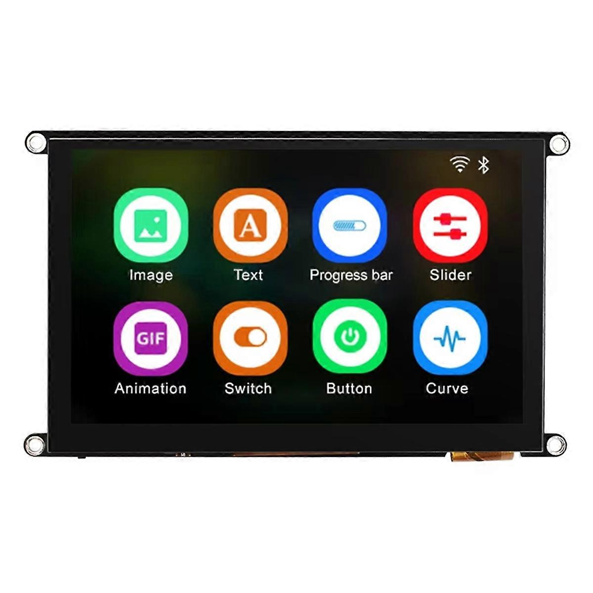 5 hüvelykes IPS ESP-32-S3 800x480 16M FLASH 8M PSRAM nagyfelbontású LCD kijelző modul WIFI-vel és Bluetooth-szal