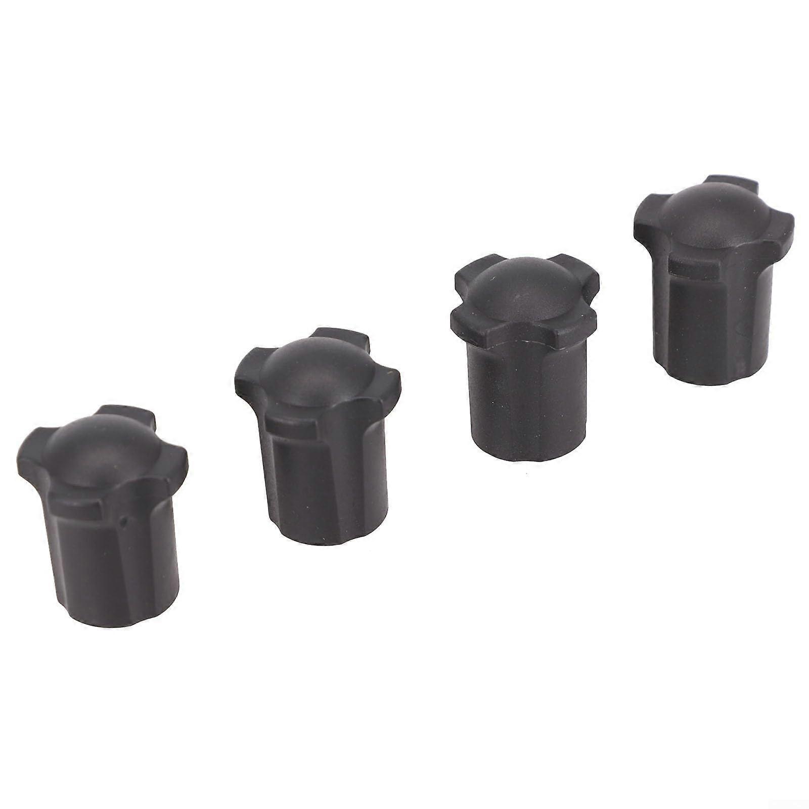 4 Pack Camping Rubber Foot Pads for Folding Chairs and Tables - Ideal for Muddy Conditions, Durable, Non-Slip Design