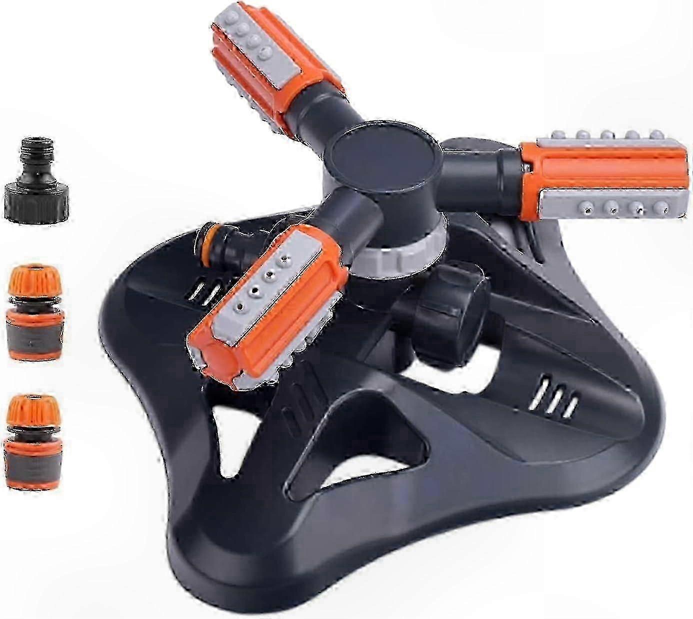 3 Arm 360 Garden Sprinkler - Automatic Watering System - Adjustable Water Flow
