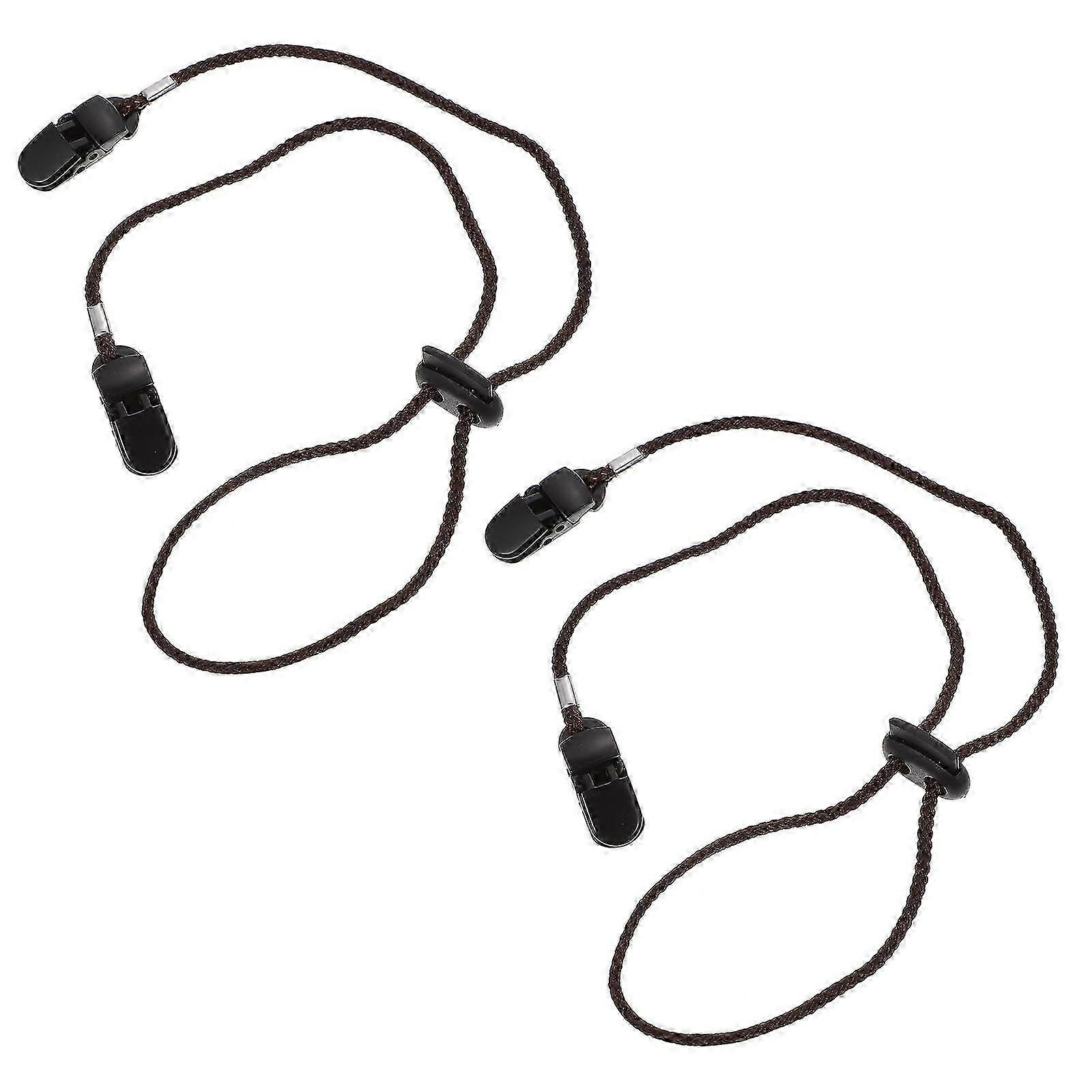 ABS clip-on hattestropper for utendørs bruk - Justerbar 2 STK 65x0,3x0,3cm