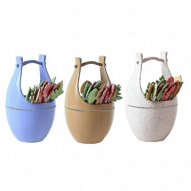 3 Set Leaves Shape Fruit Toppers for Cake Decorating