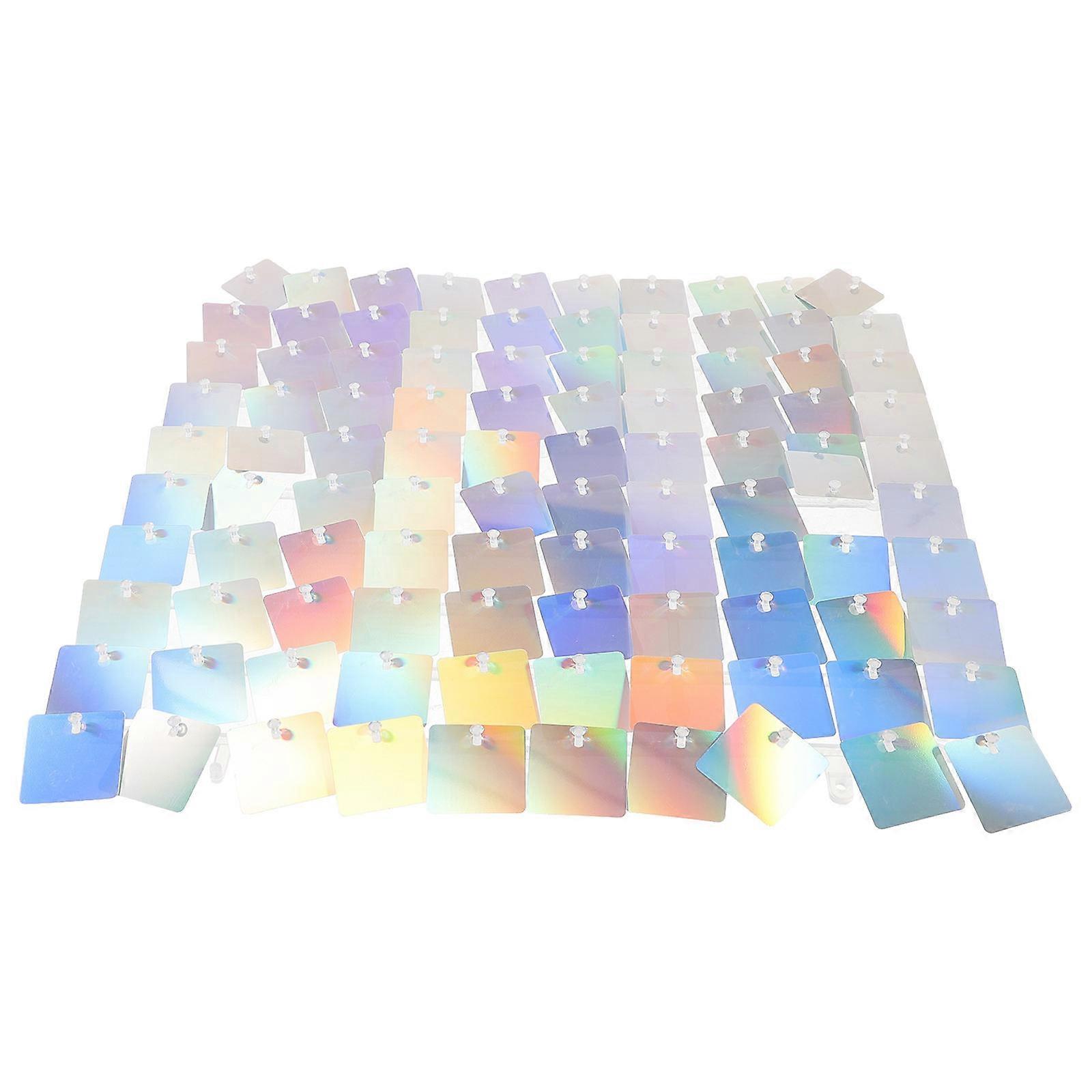 Multi Color Glitter Backdrop Panel for Decorative Party Use Plastic Material Easy to Install