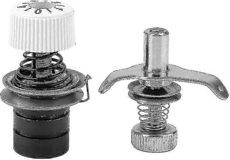 Sewing Machine Thread Tension Adjuster Assembly Kit - Silver Color, 2 Pieces Set for Smooth Stitching