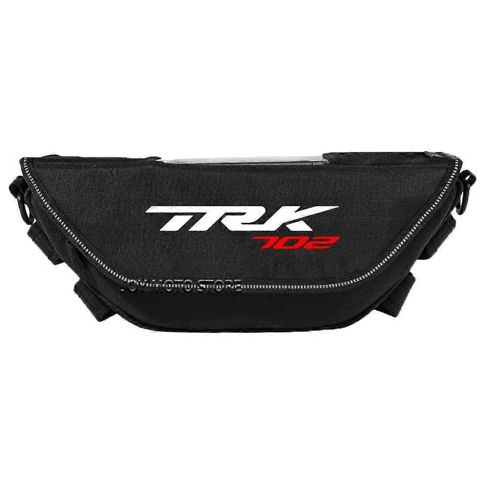 Benelli TRK702 trk702 Moottoripyörän tarvikkeet työkalulaukku Vedenpitävä ja pölytiivis Kätevä matkaohjaustangon laukku -N