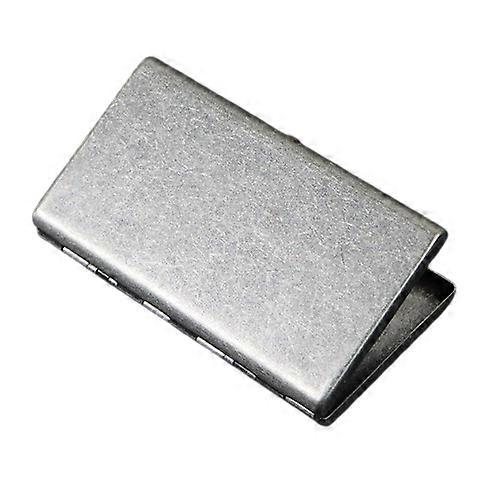 Slim Brass Womens Cigarette Box 20pcs Silver Design