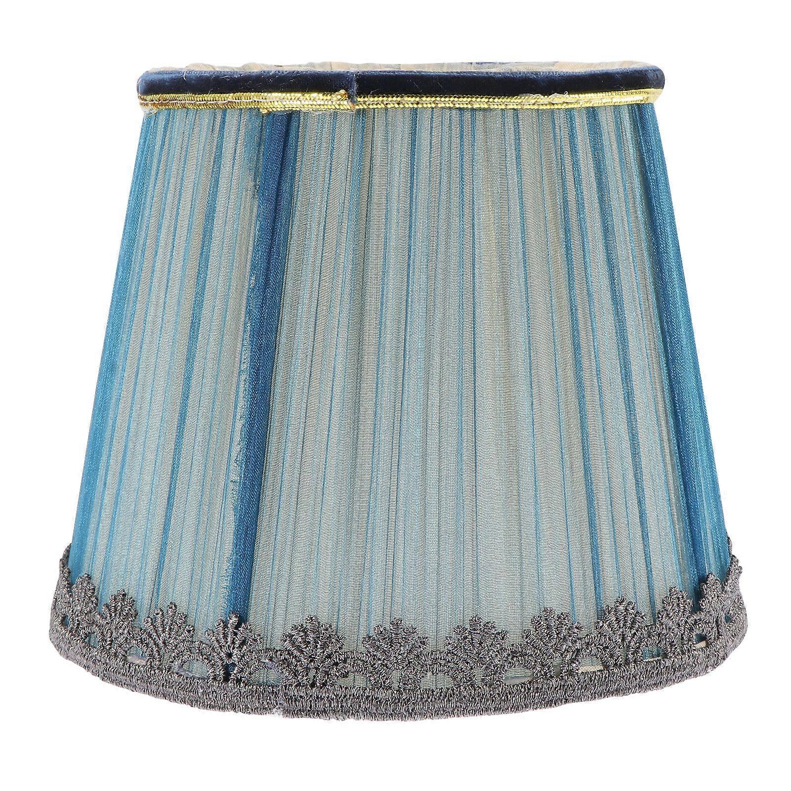 Pleated Light Cover Replacement Accessory Chiffon Lampshade Light Shade Decor