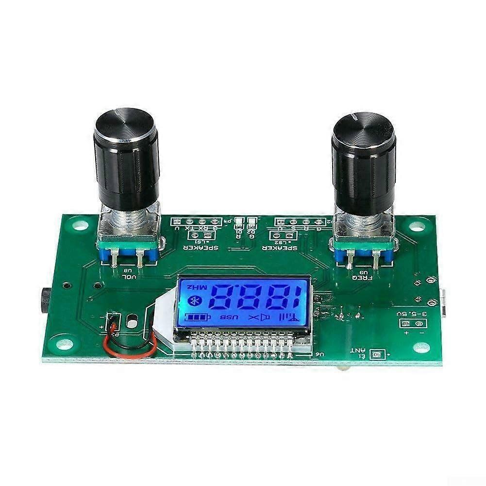 Digital Radio Receiver Module DIY Electronic Kits LCD Display DSP PLL FM Radio Wireless Receiver 87.0MHz-108.0MHz