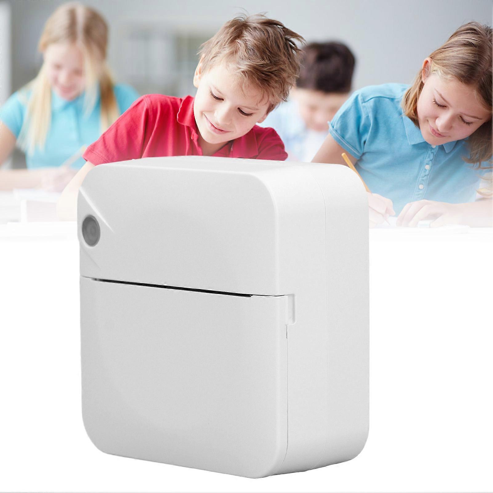 Mini Portable Bluetooth Thermal Printer 200dpi 1000mAh White