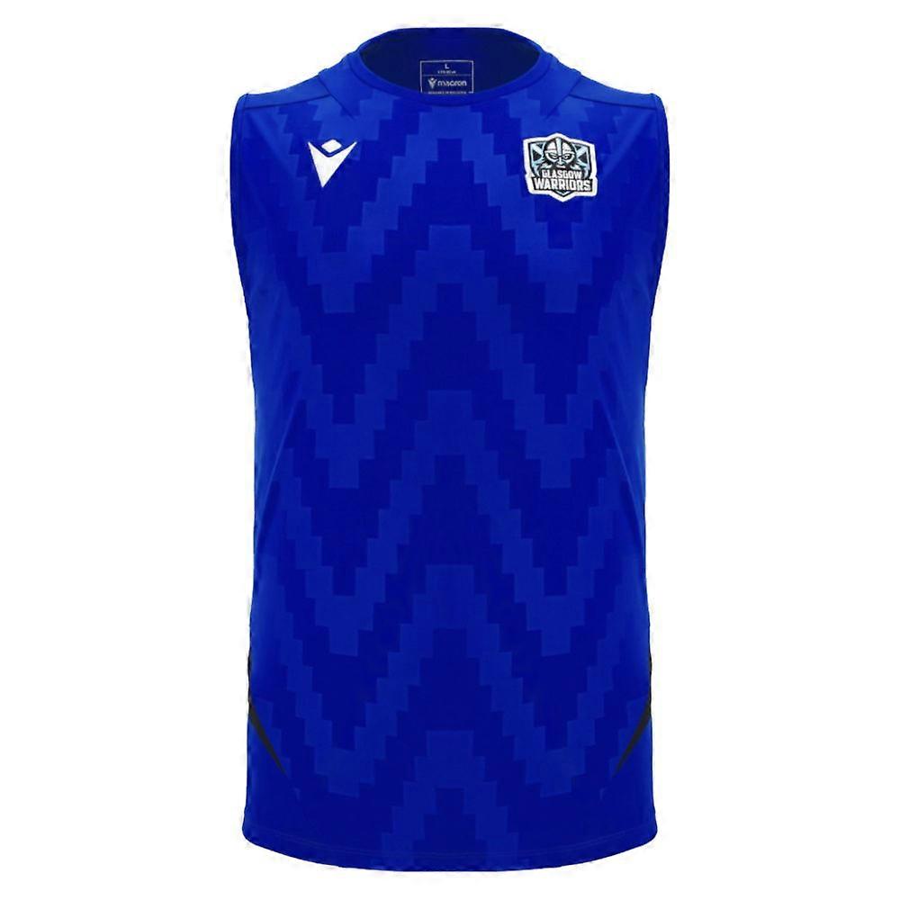 2025-2026 Glasgow Warriors Rugby Sleveless Shirt (Blue)