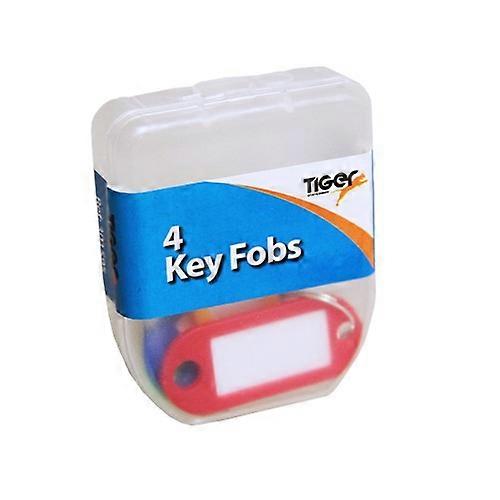 Tiger Stationery Essential Keyring (Pack of 4)