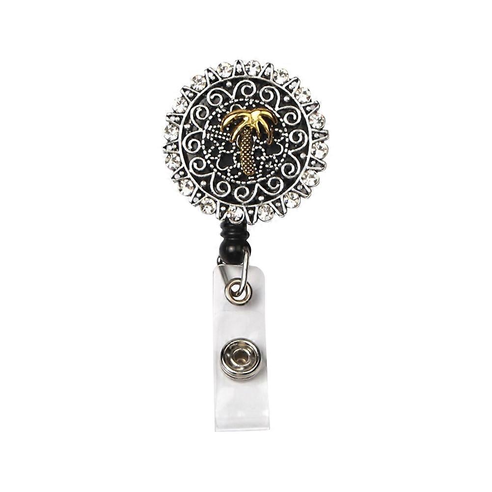 Nursing ID Card Holder Badge Reel For Volunteers School Events Stylish Round Multi Color 1Pc