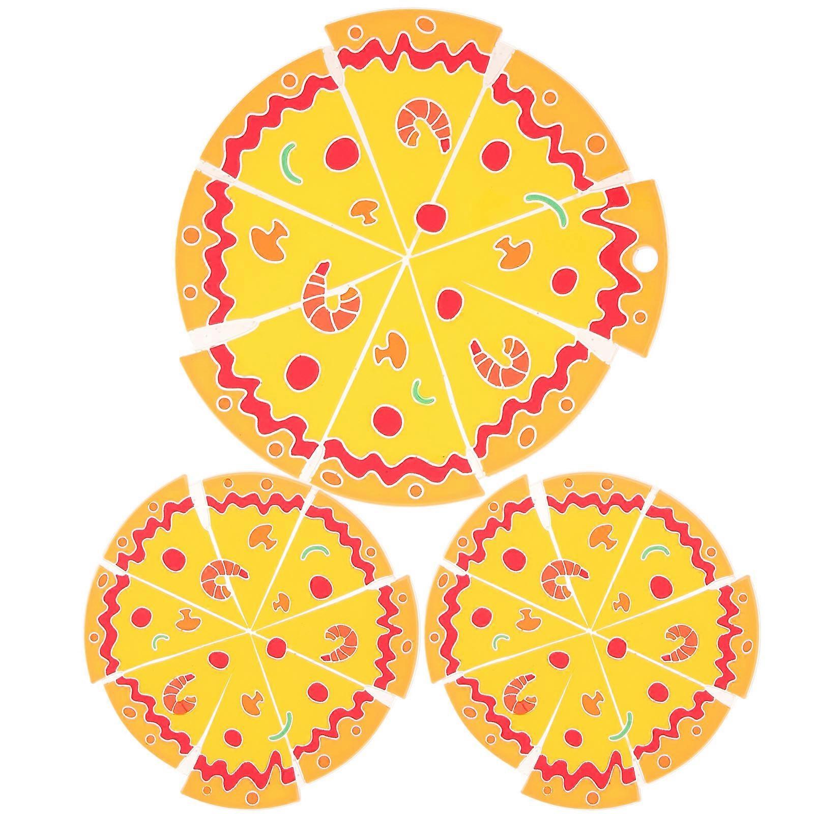 It seems like you're referring to a product listing or description for **pizza shaped PVC cup coasters**. These are decorative and functional items
