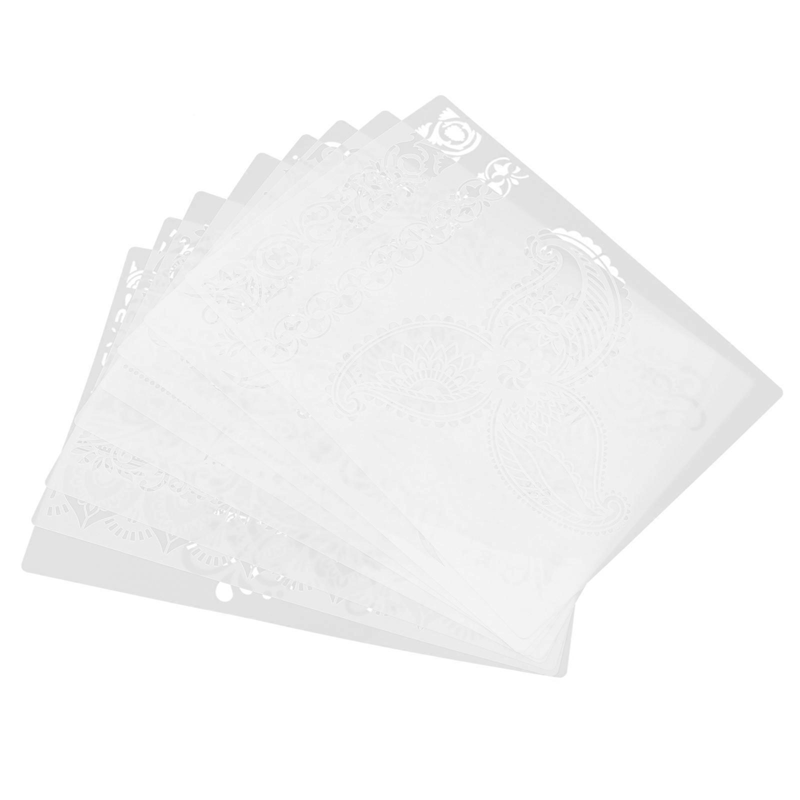 Drawing Templates 8Pcs Hollow Out Stencils for Craft and Painting