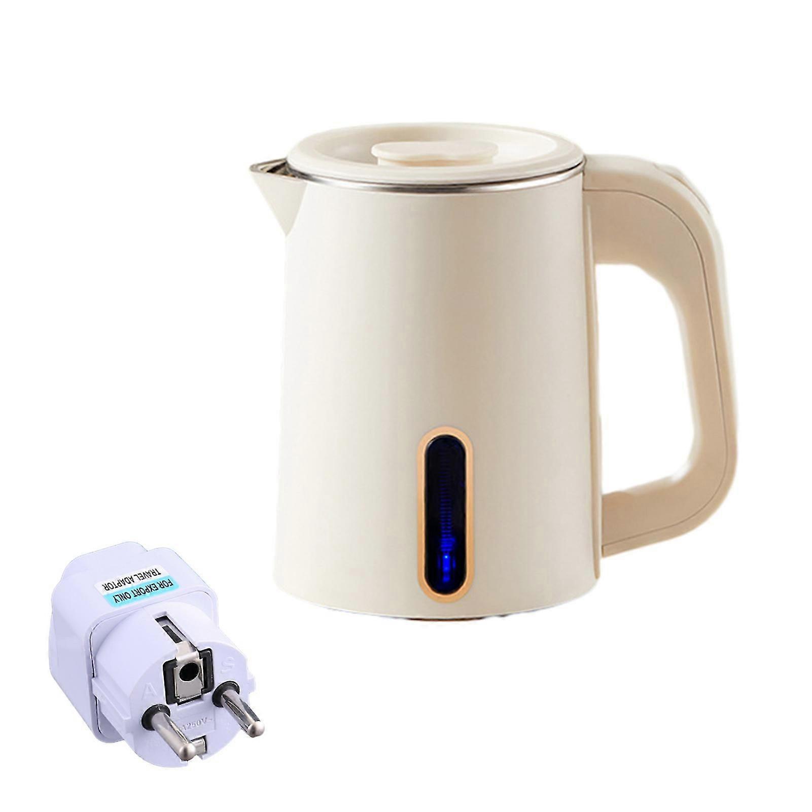 Small Electric Kettle with Germans Plug Adapter Ergonomic Handle Design Tea Kettle for Kitchen