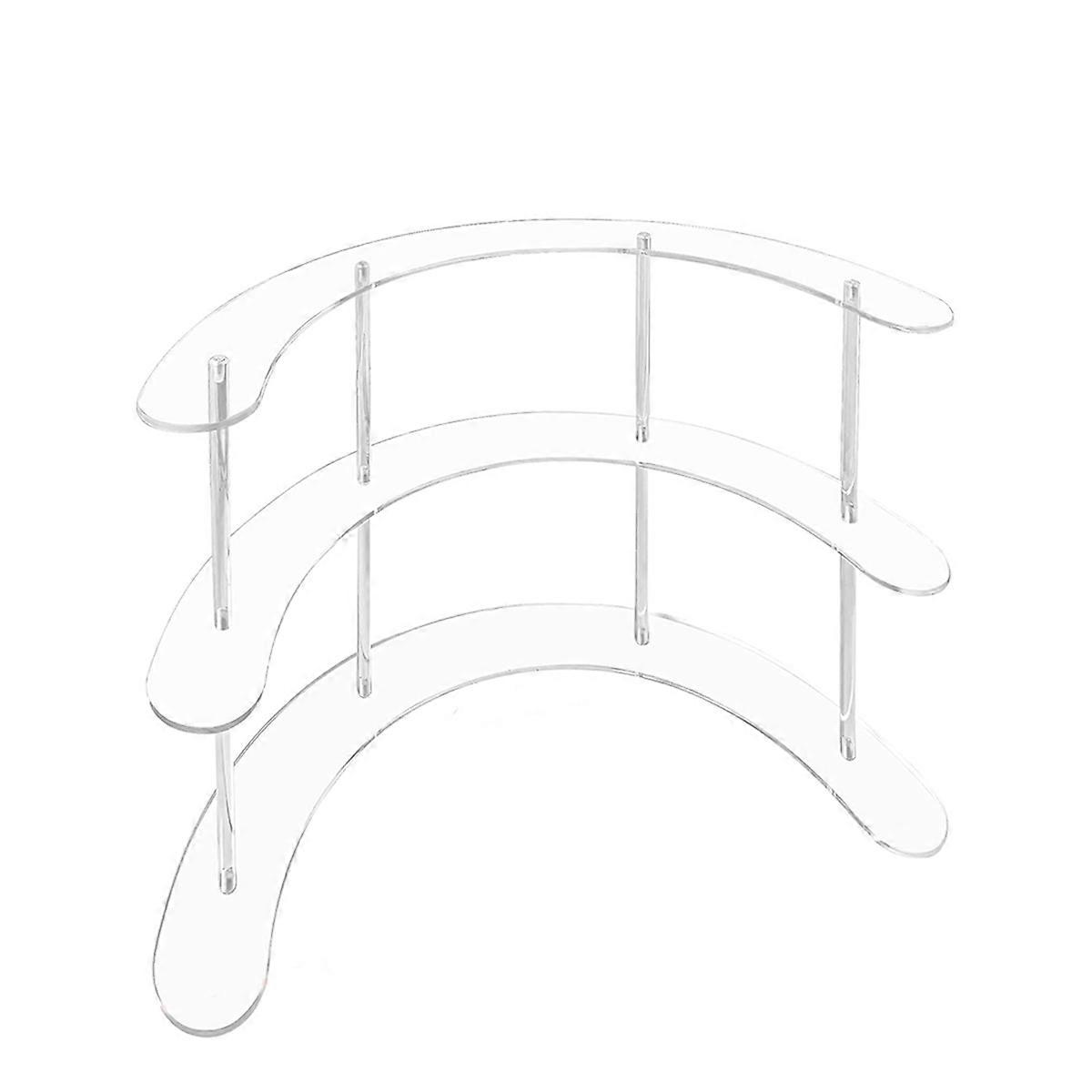 Transparent Removable Acrylic Display Stand Rack Kit 3 Layers