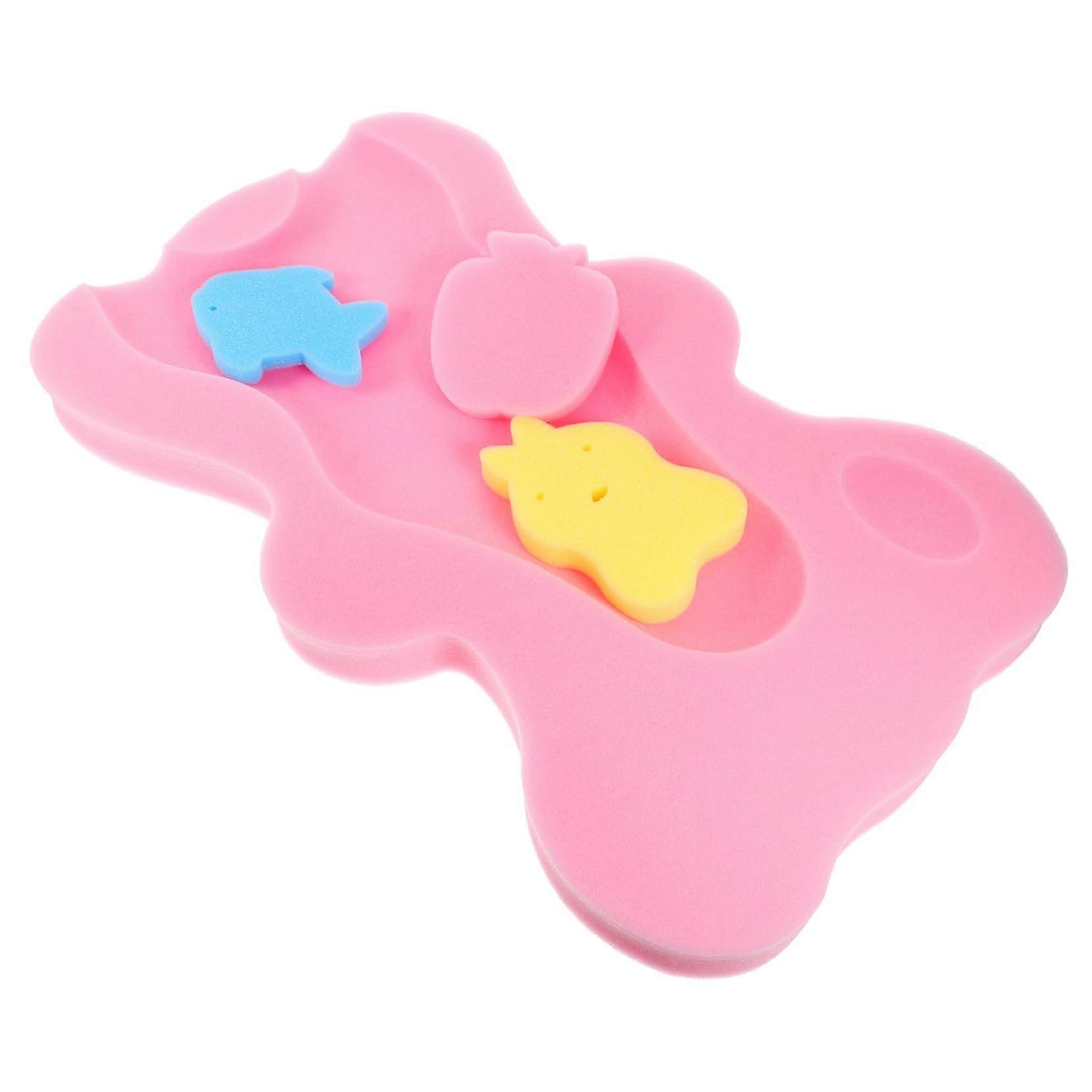 Bath Sponge Cushion Mat Non Slip Soft Support Pad For Newborns Breathable Bathtub Mat For Safe Comfortable Bathing