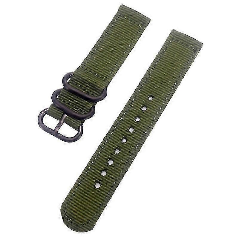 For Garmin Forerunner 255s / Venu 2s / Xiaomi Mi Watch Replacement Strap 18mm Nylon Watch Band With Round Buckle