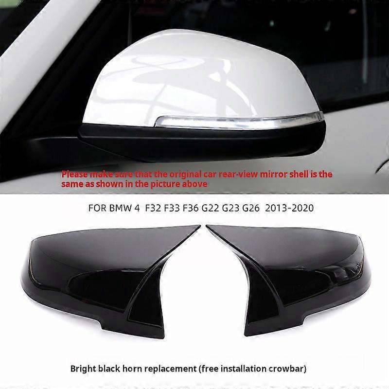 הגש בקשה עבור BMW 4 F32, F33, F36, G22, G23, G26 2013-2023 כיסוי צופר מעטפת מראה אחורית