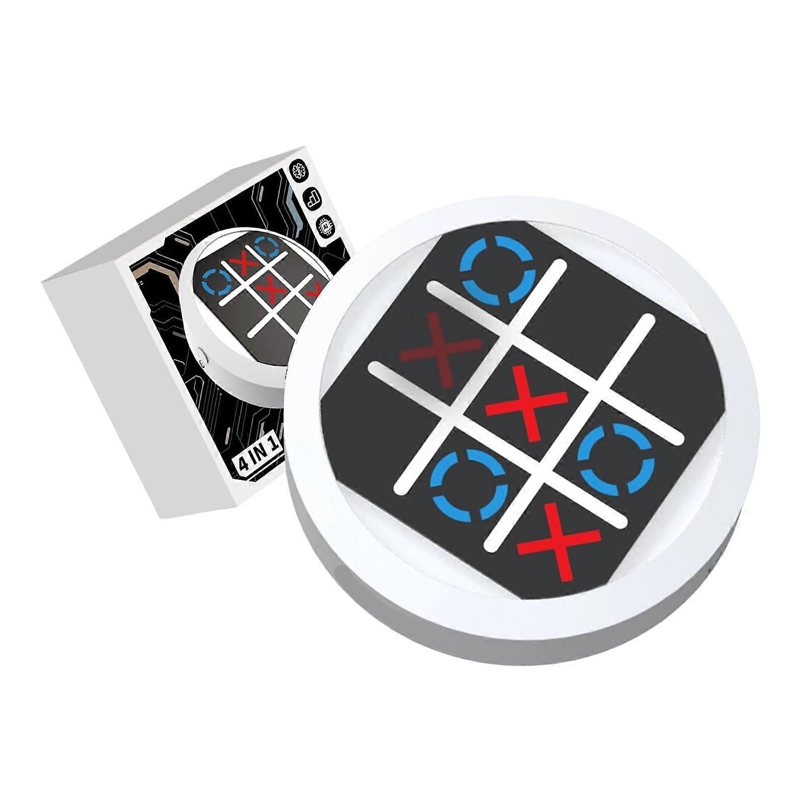 Portable Chesses Game Puzzle Toy Handheld Electric Puzzle Game Console Children Puzzle Electronic Toy Strategy Game  White