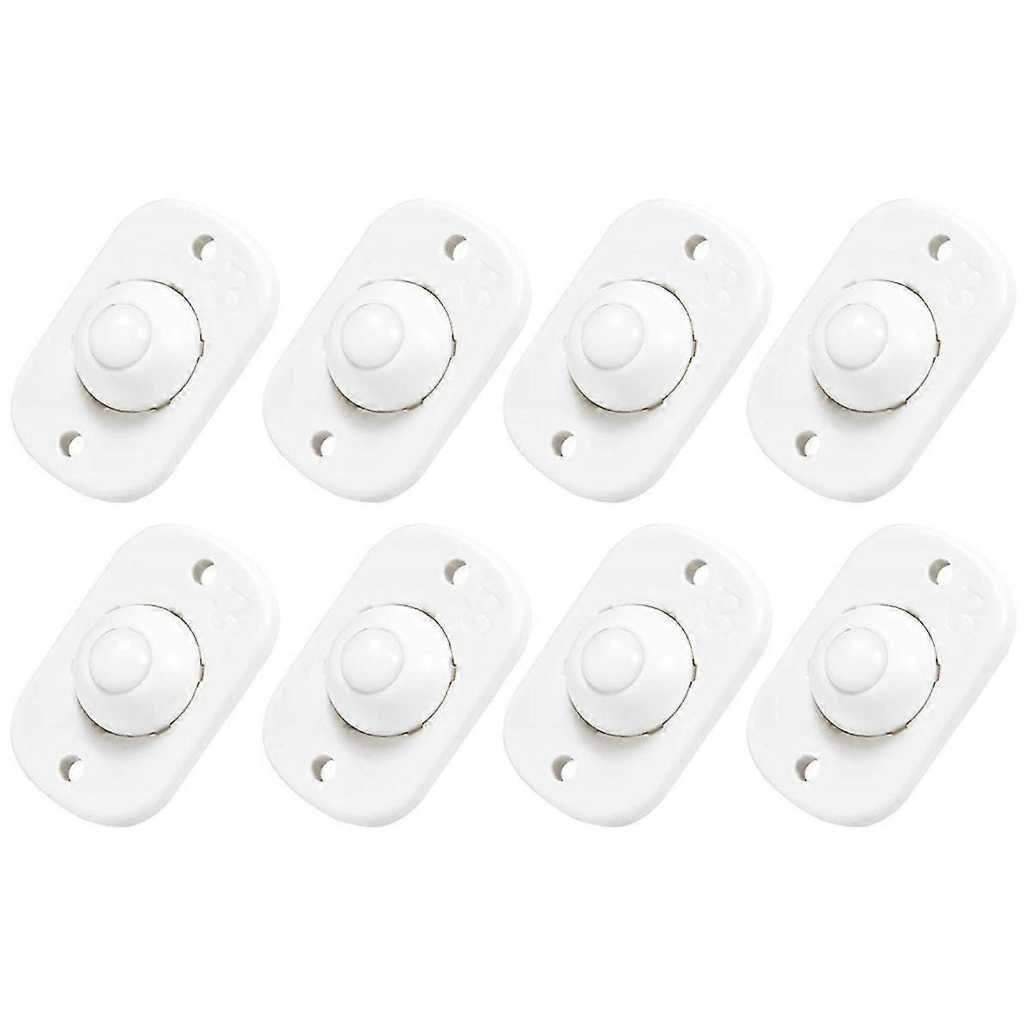8Pcs Self Adhesive Mini Caster Wheels,Appliance Rollers,Appliance Sliders,Sticky Pulley for 360° Swi