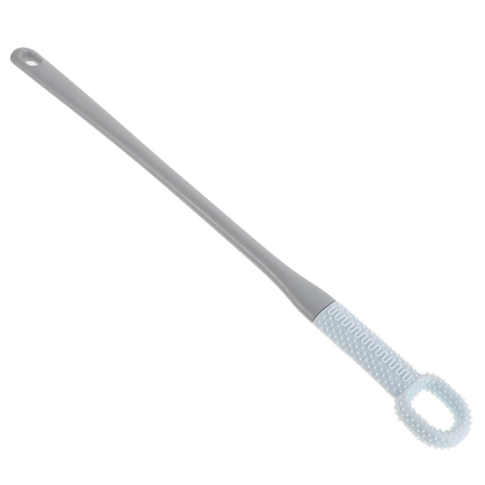 Rough Skin Remover Foot Brush with Long Handle, Shower Brush for Toes, Exfoliating Tool for Calluses and Dead Skin