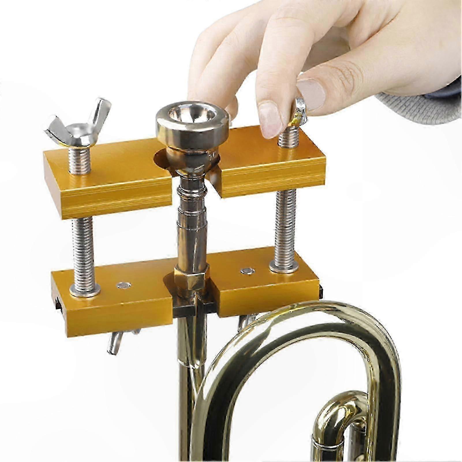 Mouthpiece Puller for Brass Wind Instruments Single Hand Operation Maintenance Tool